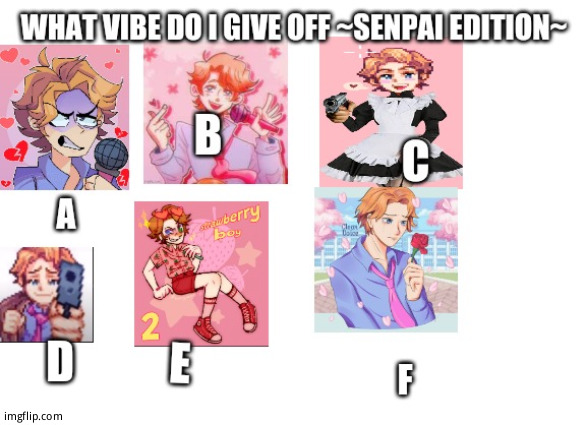 What vibe do I give off ? Senpai edition ? | image tagged in what vibe do i give off senpai edition | made w/ Imgflip meme maker