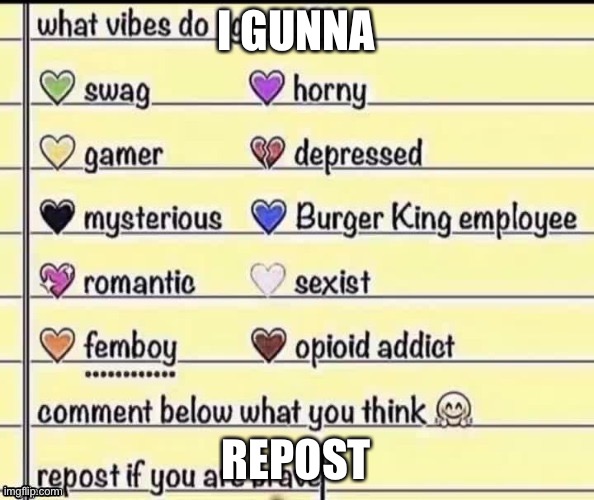 I GUNNA REPOST | made w/ Imgflip meme maker