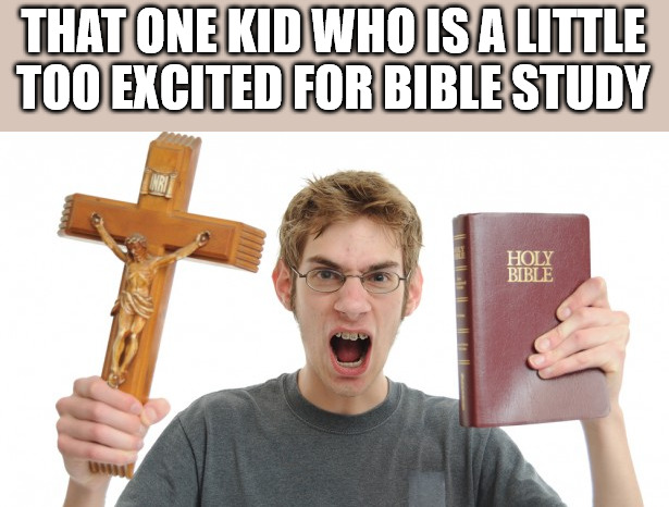 study in church meme