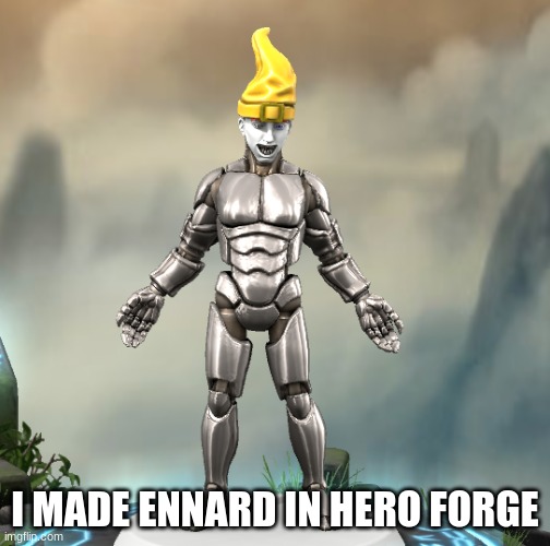 i made ennard | I MADE ENNARD IN HERO FORGE | image tagged in fnaf | made w/ Imgflip meme maker