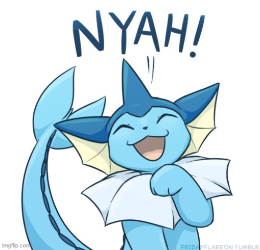 vaporeon | image tagged in vaporeon | made w/ Imgflip meme maker