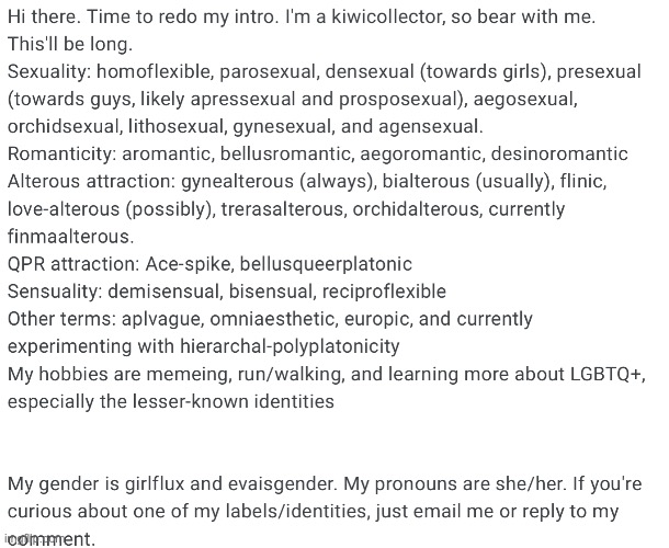 I think this is most of my identities. | made w/ Imgflip meme maker