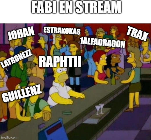 Ya unete a Perlutia Raphtii | FABI EN STREAM; ESTRAKOKAS; JOHAN; TRAX; 1ALFADRAGON; RAPHTII; LATRONEZZ; GUILLENZ | image tagged in epic seven,fabiantusenpai | made w/ Imgflip meme maker