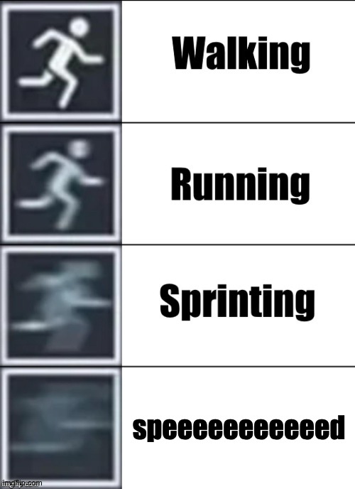 Very Fast | speeeeeeeeeeed | image tagged in very fast | made w/ Imgflip meme maker