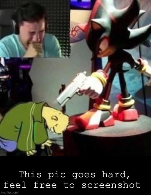 This pic goes hard, feel free to screenshot | made w/ Imgflip meme maker