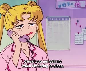Sailor Moon could you not call me when I’m trying to sleep Blank Meme Template