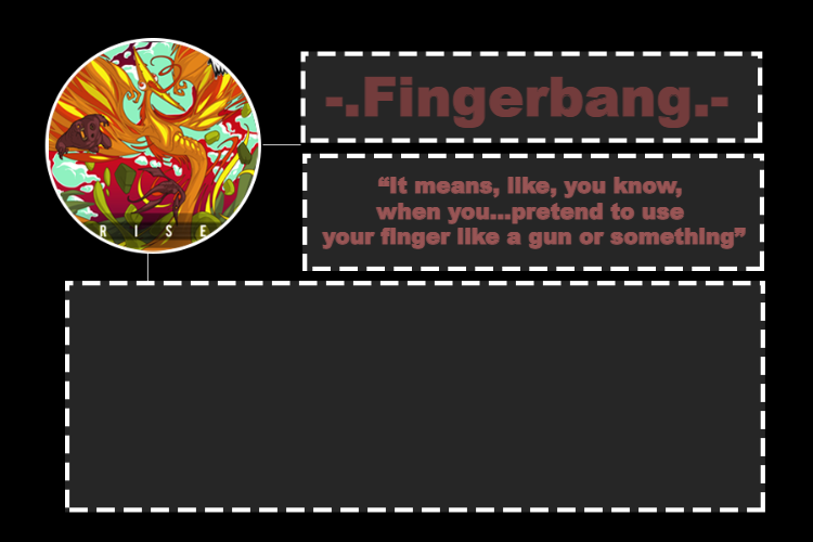 Fingerbang Official Template Blank Meme Template