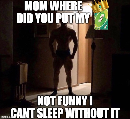 Mom where did you put my | MOM WHERE DID YOU PUT MY; NOT FUNNY I CANT SLEEP WITHOUT IT | image tagged in mom where did you put my | made w/ Imgflip meme maker