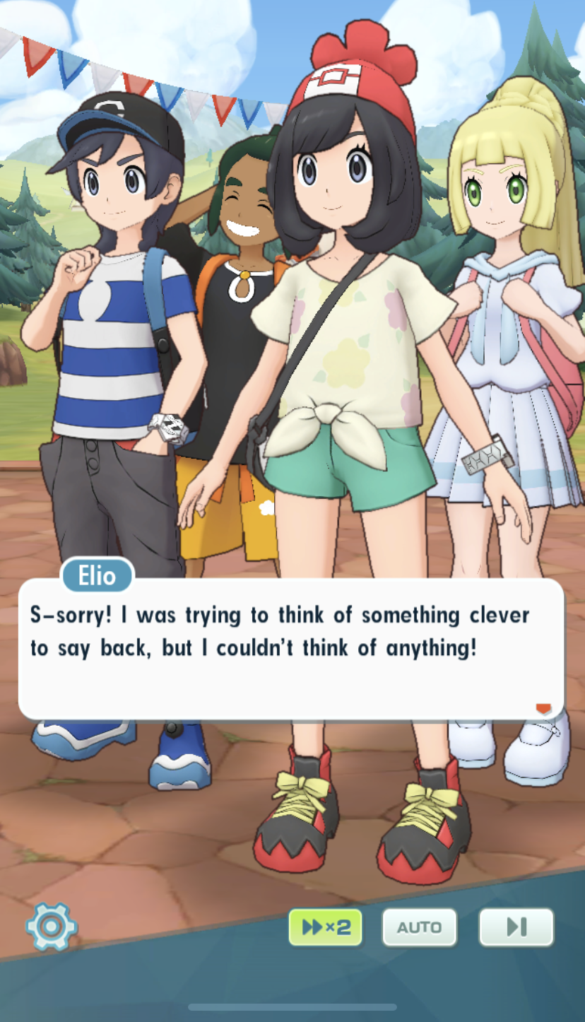 pokemon elio meme Blank Meme Template