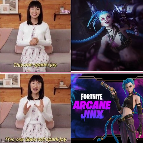 Jinx | image tagged in league of legends,jinx,fortnite | made w/ Imgflip meme maker