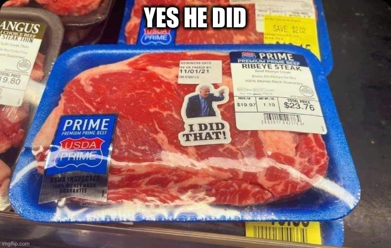 Biden destroying the country and some still don’t care | YES HE DID | image tagged in joe biden,democrats,memes,liberal logic | made w/ Imgflip meme maker