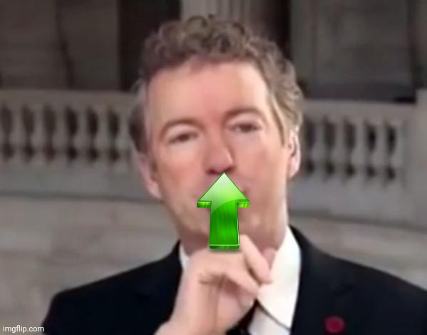 Rand Paul Shh | image tagged in rand paul shh | made w/ Imgflip meme maker