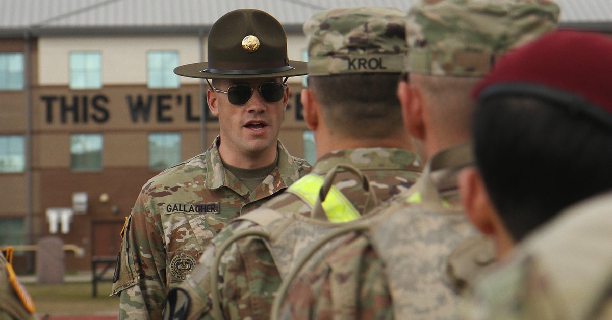 High Quality Military man talking to troop's Blank Meme Template