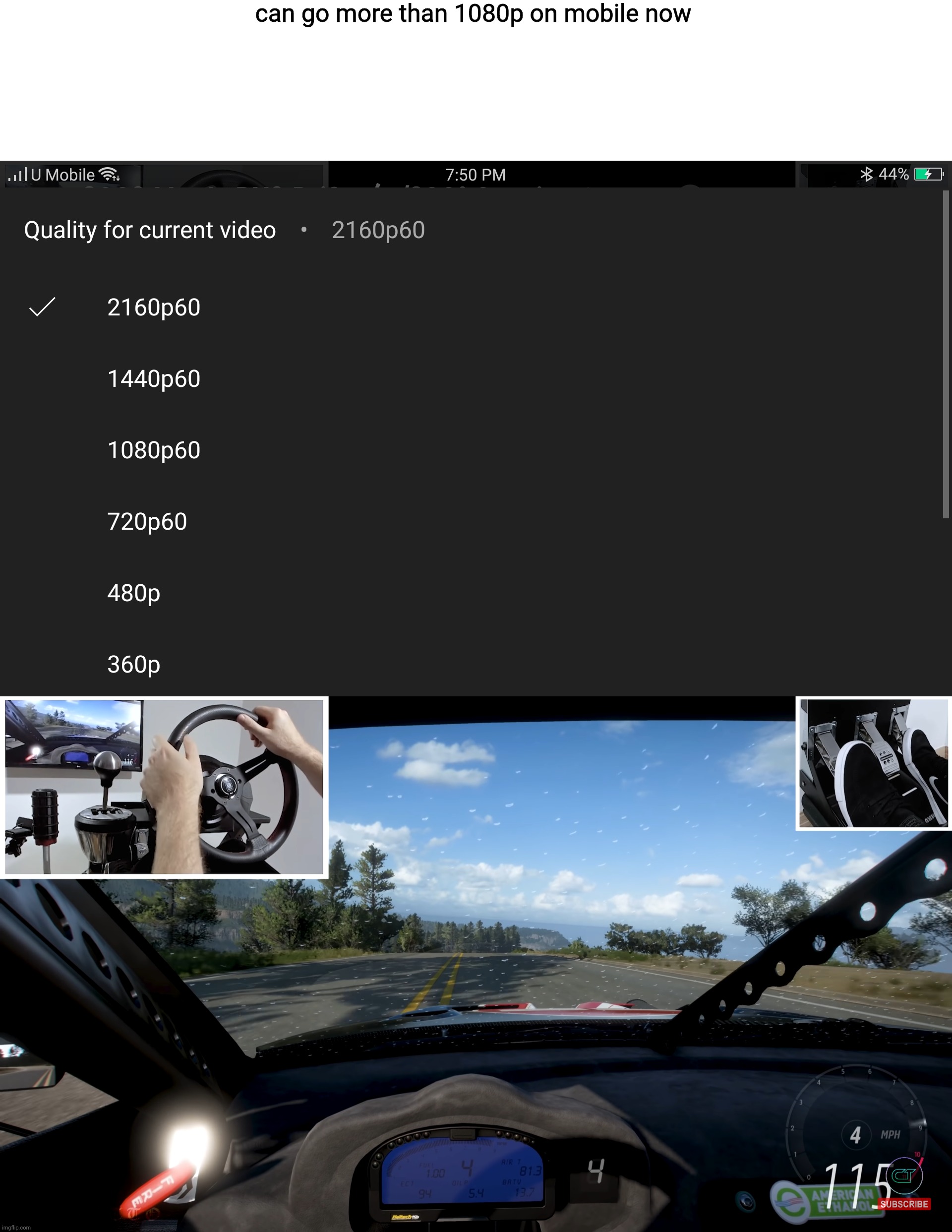 but it runs in 30 fps | can go more than 1080p on mobile now | made w/ Imgflip meme maker
