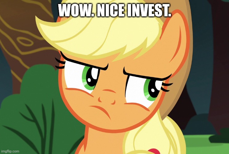 WOW. NICE INVEST. | made w/ Imgflip meme maker