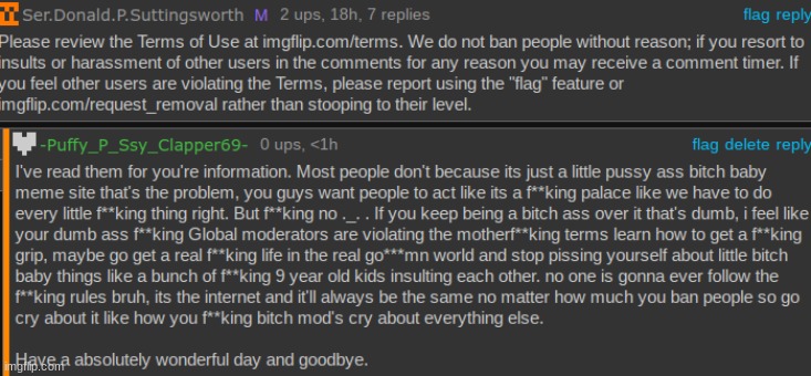 ._. i know im probably gonna get banned | made w/ Imgflip meme maker