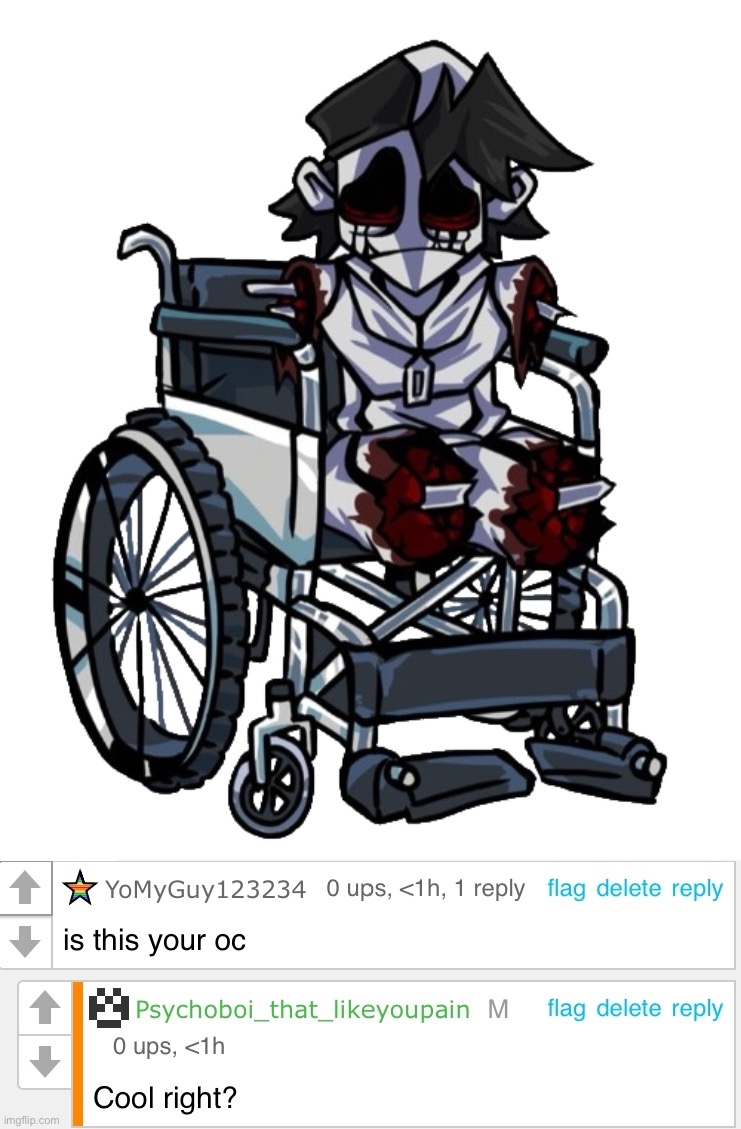 *wheeze* | image tagged in gold in a wheelchair | made w/ Imgflip meme maker