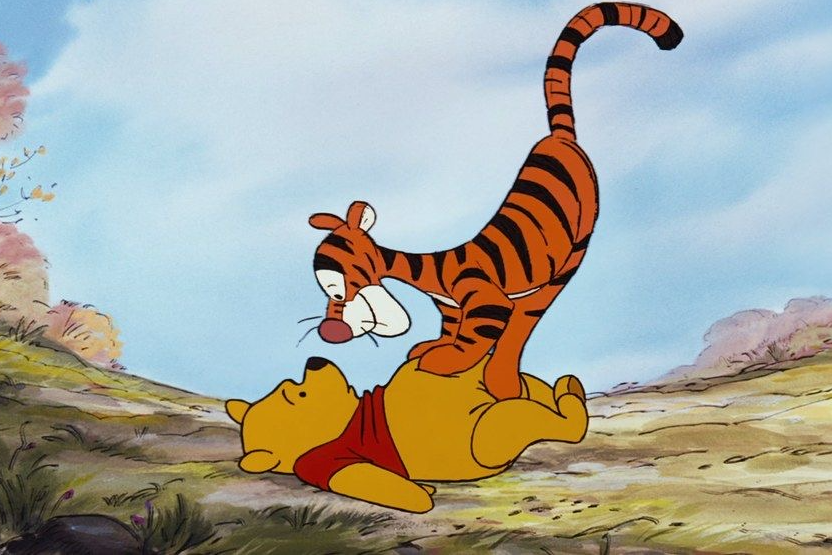 High Quality Tiger and pooh Blank Meme Template