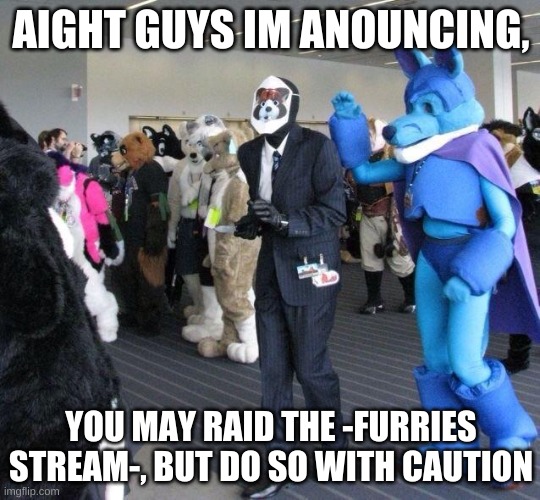 since the peace treaty is now tinder | AIGHT GUYS IM ANOUNCING, YOU MAY RAID THE -FURRIES STREAM-, BUT DO SO WITH CAUTION | image tagged in spy | made w/ Imgflip meme maker