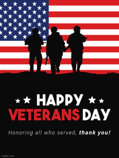 image tagged in happy veterans day | made w/ Imgflip meme maker