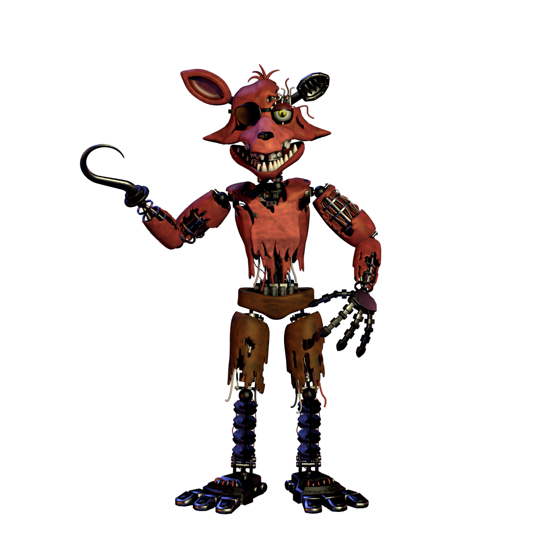 High Quality Withered Foxy Blank Meme Template
