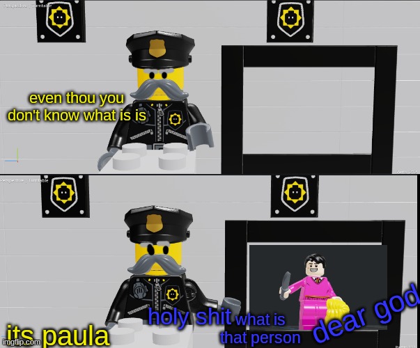 James Patten Series | even thou you don't know what is is; dear god; holy shit; its paula; what is that person | made w/ Imgflip meme maker