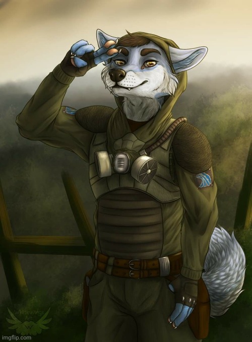 Furry Salute | image tagged in furry salute | made w/ Imgflip meme maker