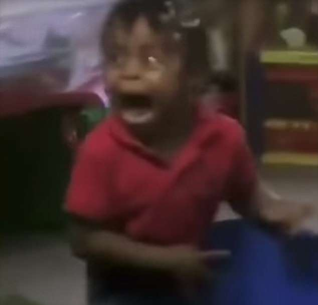 black kid screaming Blank Meme Template