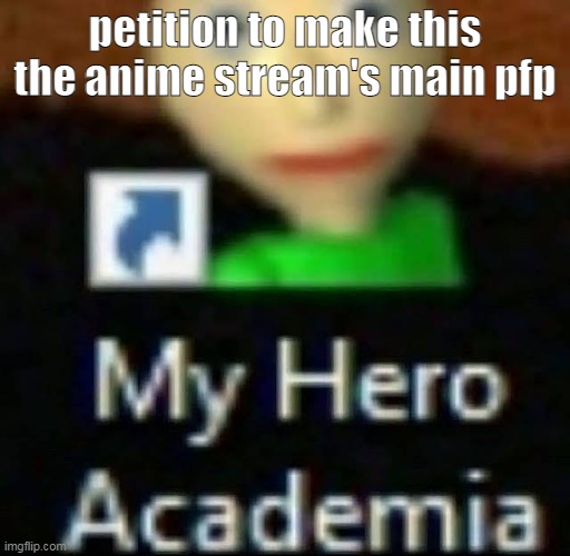 yoo bald c best anime amr | petition to make this the anime stream's main pfp | made w/ Imgflip meme maker