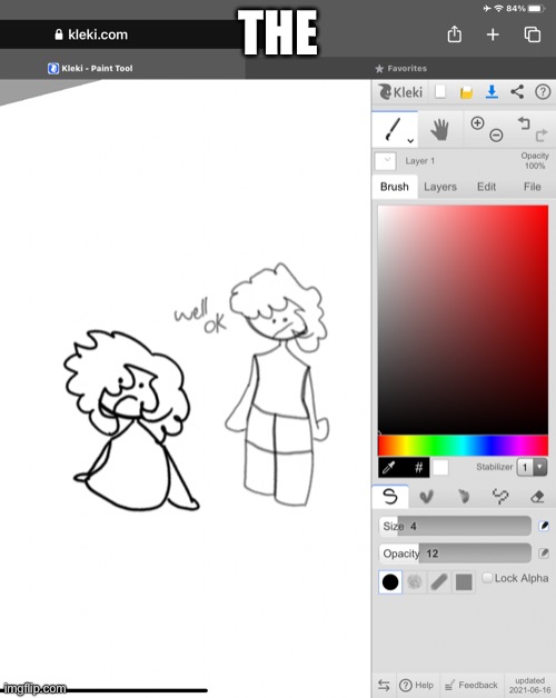 THE | made w/ Imgflip meme maker