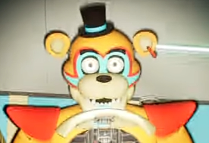 High Quality Glamrock Freddy has seen some shit Blank Meme Template