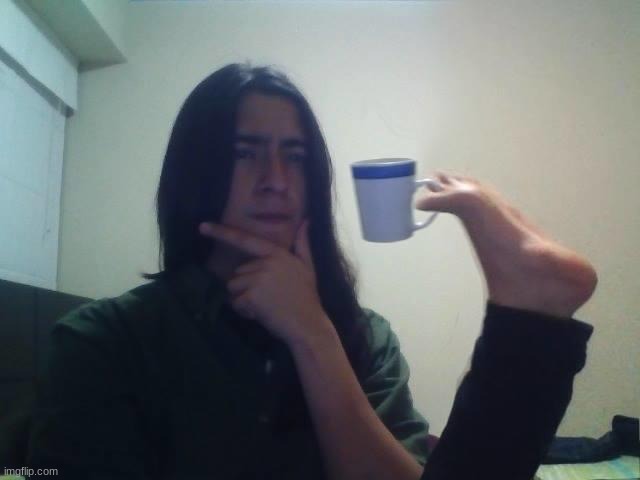 Guy Holding Mug and Thinking Meme | image tagged in guy holding mug and thinking meme | made w/ Imgflip meme maker