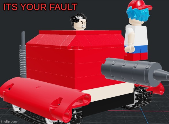 Fnf vs Nickcado tankcado | ITS YOUR FAULT | made w/ Imgflip meme maker