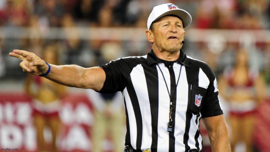 Logical Fallacy Referee | image tagged in logical fallacy referee | made w/ Imgflip meme maker