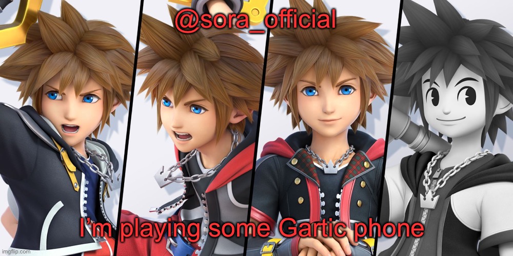 Link in comments | @sora_official; I’m playing some Gartic phone | image tagged in sora temp | made w/ Imgflip meme maker