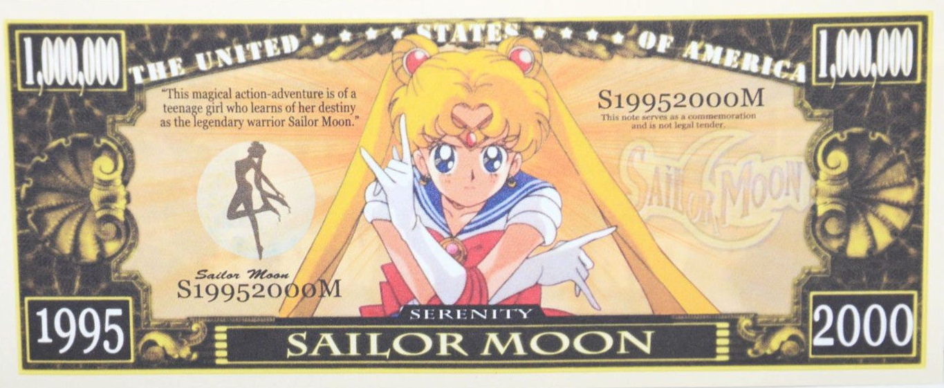 Sailor Moon money Blank Meme Template