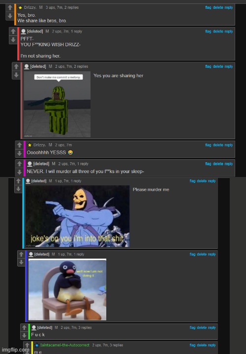 deleted is m e - | made w/ Imgflip meme maker