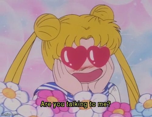 Sailor Moon are you talking to me | image tagged in sailor moon are you talking to me | made w/ Imgflip meme maker