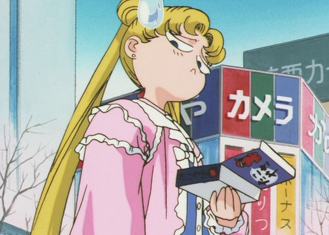 Sailor Moon empty box Blank Meme Template