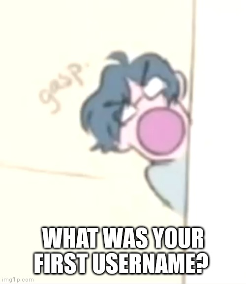 Mine was jellyfish47 | WHAT WAS YOUR FIRST USERNAME? | image tagged in iida | made w/ Imgflip meme maker
