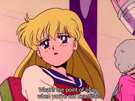 High Quality Sailor Moon What’s the point of living Blank Meme Template