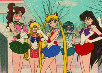 Sailor Moon cringe Blank Meme Template