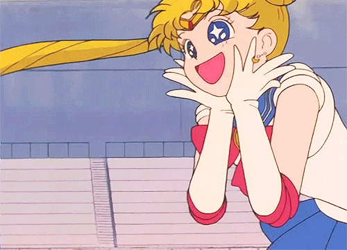 High Quality Sailor Moon starry eyes Blank Meme Template