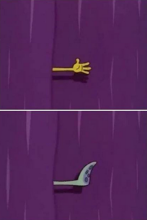 Spongebob Curtain Blank Meme Template