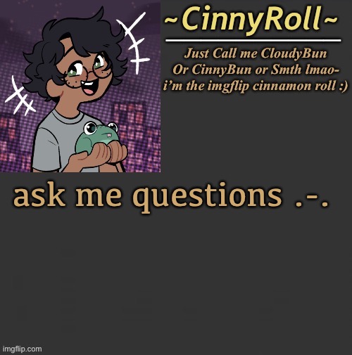 APPE BOTTON JEANS BOOTS WITH THE FURRY | ask me questions .-. | image tagged in cinny template | made w/ Imgflip meme maker