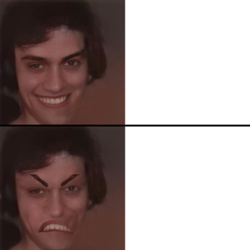 Dani no no Blank Meme Template