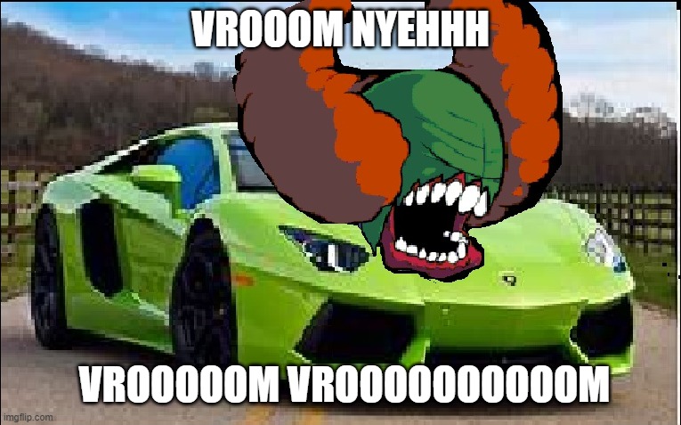 Tricky Car lol | VROOOM NYEHHH; VROOOOOM VROOOOOOOOOOM | image tagged in tricky car lol | made w/ Imgflip meme maker