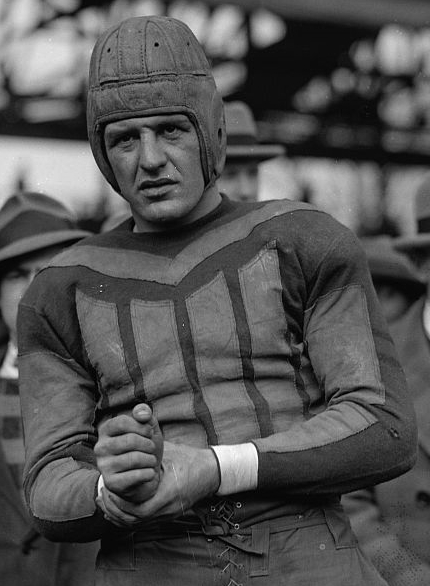 Red Grange Standing By Blank Meme Template
