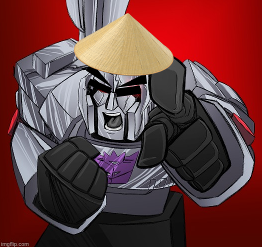 Chinese Megatron Blank Meme Template