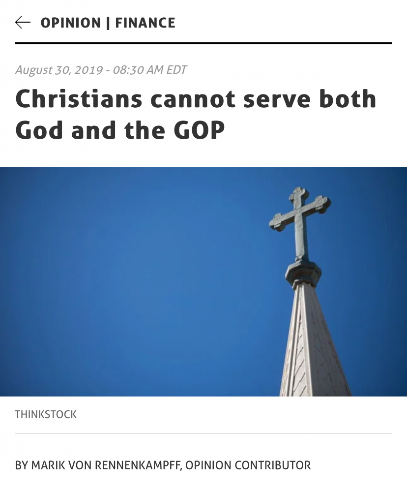 High Quality Christians cannot serve both God and the GOP Blank Meme Template